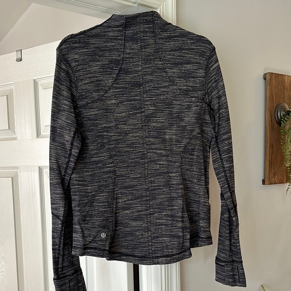 Lululemon Athletica Black Heathered Jacket - Picture 3 of 4